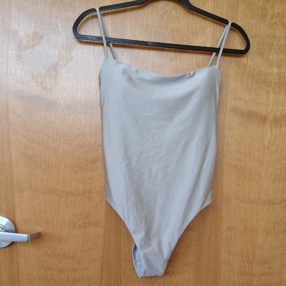 Shade & Shore Gray One Piece Swimsuit